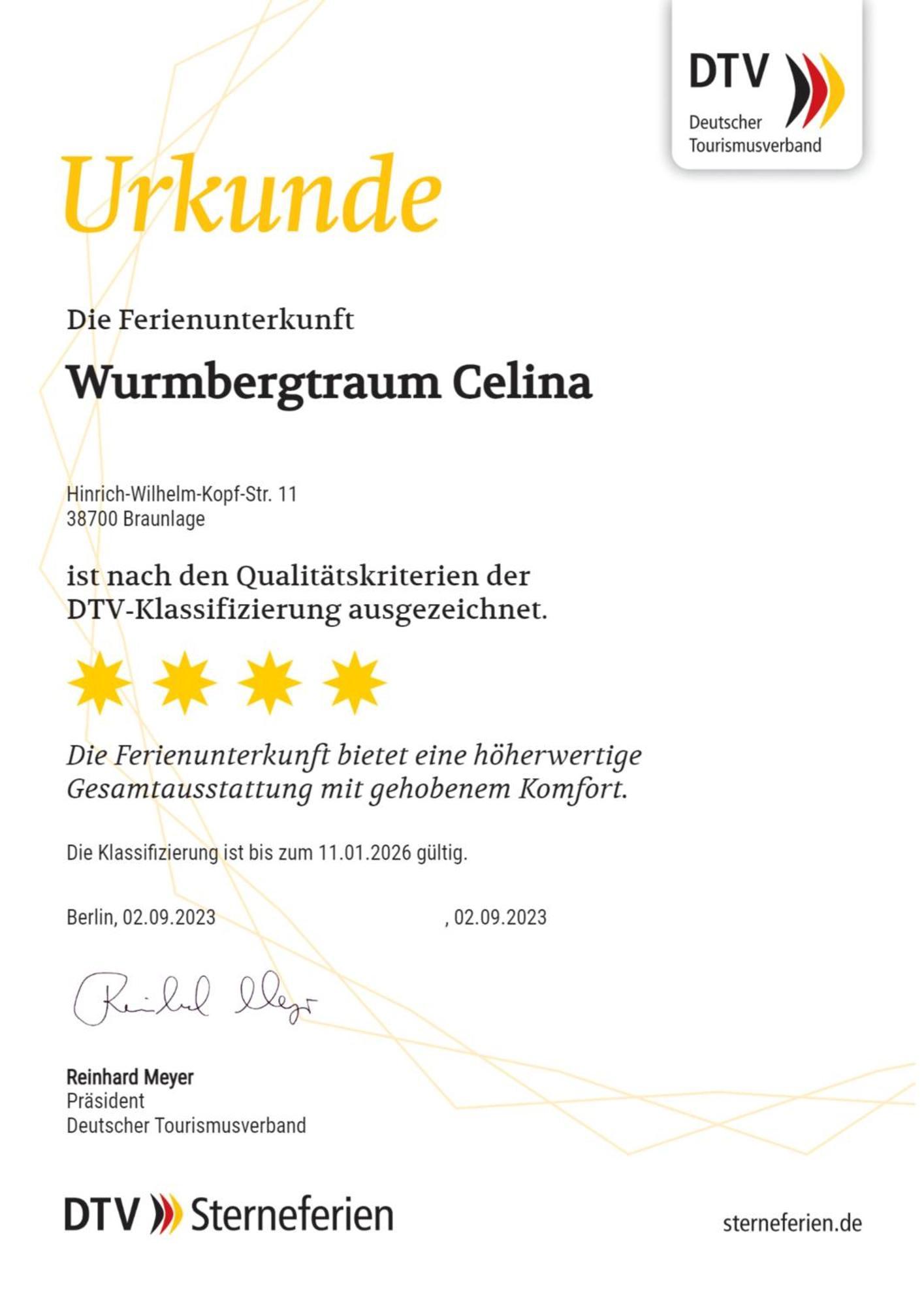 Wurmbergtraum Celina In Braunlage 4 Sterne Zertifiziert Vom Dtv Inklusive Waeschepakete Apartment Екстериор снимка